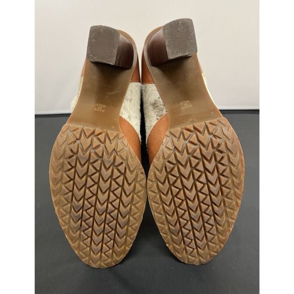 Michael Kors Collection Leather & Sheared Calf Heeled Boots Size 8 FS BnftsChrty - Picture 11 of 14